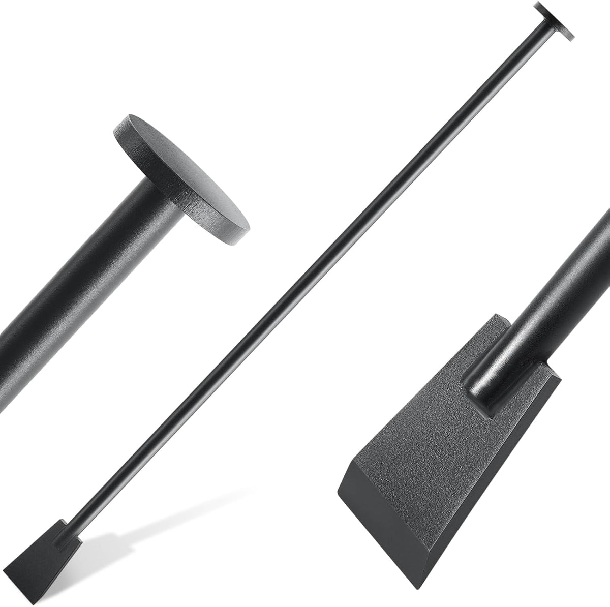Tamping and Digging Bar Steel Bars Post Hole Digger Tamping Bar, 12 Pound, 48 inch