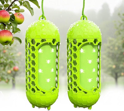 Wasp Traps for Outdoor Hanging, Hornet Carpenter Bee Fly Sticky, Outdoor Wood Bee Traps Reusable