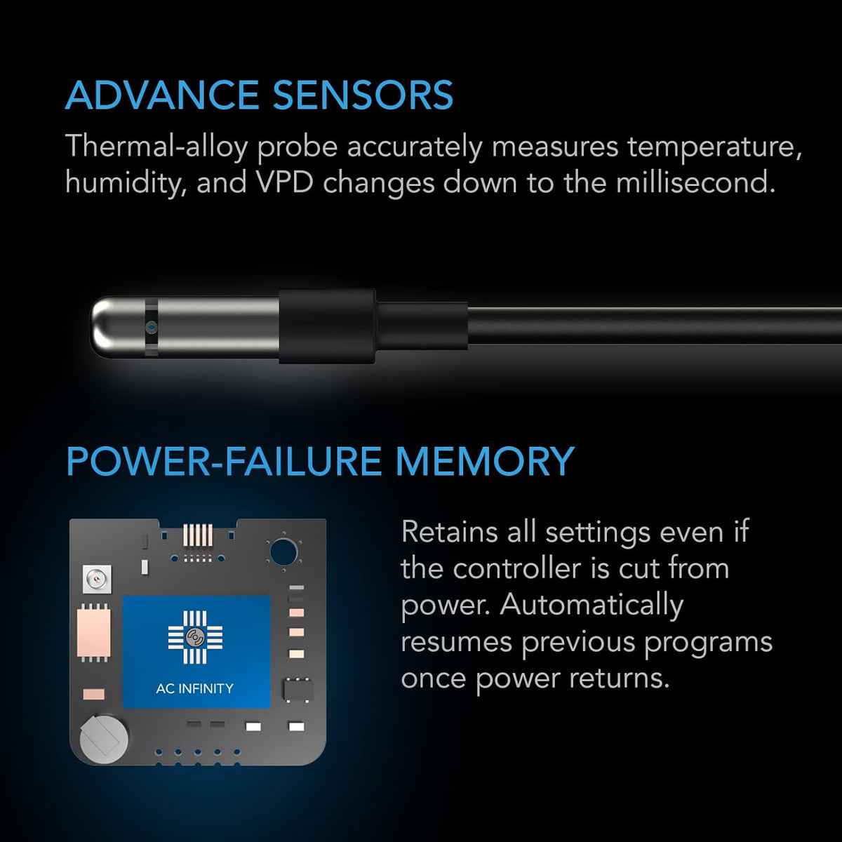 AC Infinity Controller 69 PRO, Smart Environmental Controller with Temperature, Humidity, VPD