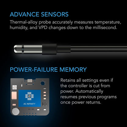 AC Infinity Controller 69 PRO, Smart Environmental Controller with Temperature, Humidity, VPD
