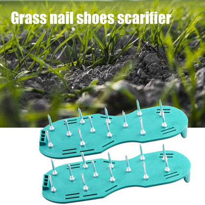 Lawn Aerator Shoes, Spike Shoes Lawn Aerator Tool Aeration Shoes for Epoxy Floor, Lawn Yard Patio