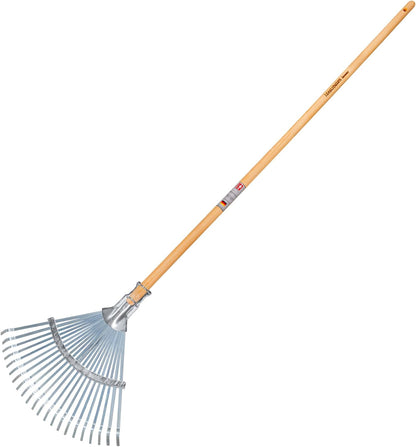 IDEALSPATEN - Made in Germany Since 1899 - Wolfsburg Leaf Rake Professional Heavy Duty Adjustable