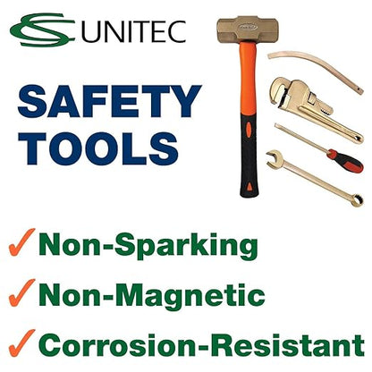 CS Unitec | Non-Sparking Round Shovel | 240 X 280 mm | Nupla Handle | Aluminum Bronze |