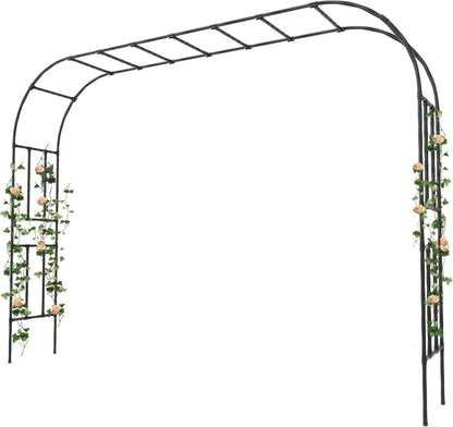 Garden Arch, 126''x94.5'' Arbor Trellis, Trellis for Climbing Plants Outdoor, Garden Arch Arbor for