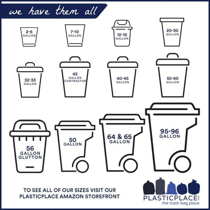 55 Gallon Recycling Bags, 1.5 Mil, Blue, 38x55, 100/Case