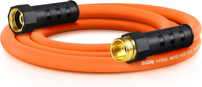 Garden Hose 6 ft x 5/8", NON-EXPANDING Flexible Water Hose, Kink Resistant Lightweight Hybrid Hose