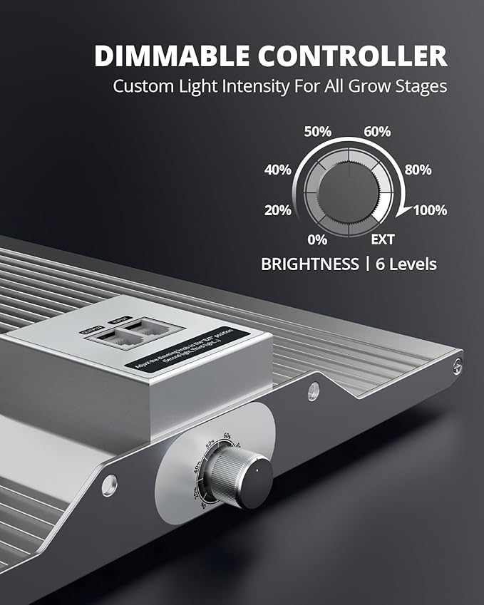VIPARSPECTRA XS1000 Led Grow Light Compatible with Samsung LM301H High PPFD, Dimmable High