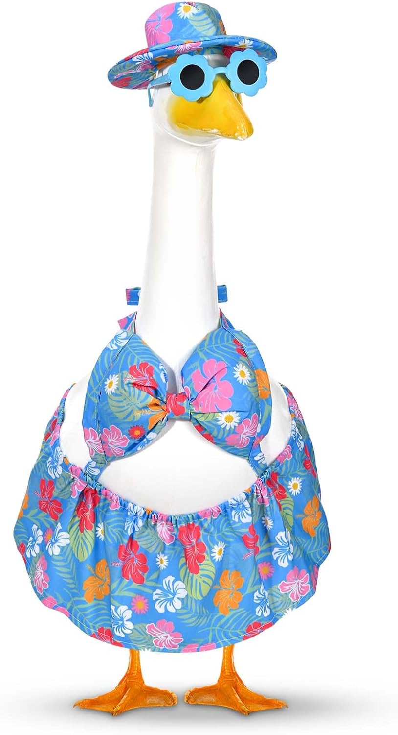 Summer Goose Outfit Porch Goose Outfits Bikini Goose Clothes Hawaiian Porch Goose Clothes for 23"