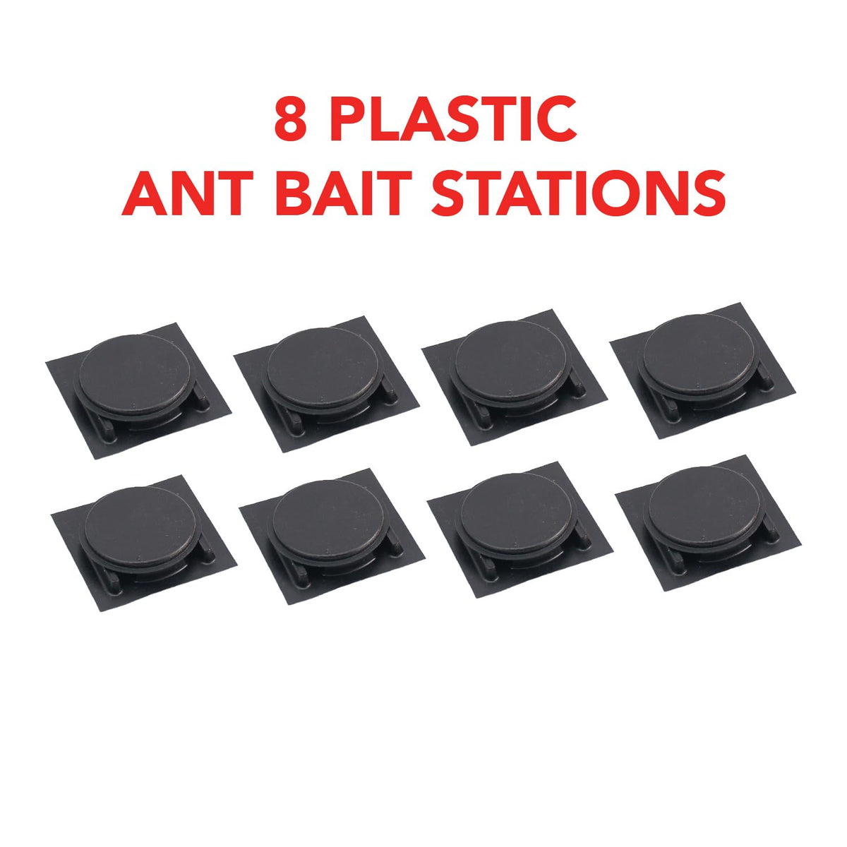 Ortho Home Defense Ant Bait Stations, Outdoor & Indoor Ant Killer, 8 Plastic Stations with 4