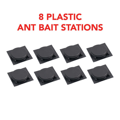 Ortho Home Defense Ant Bait Stations, Outdoor & Indoor Ant Killer, 8 Plastic Stations with 4