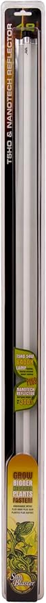 SunBlaster 4' T5HO 54 Watt 6400K Reflector and Bulb Combo
