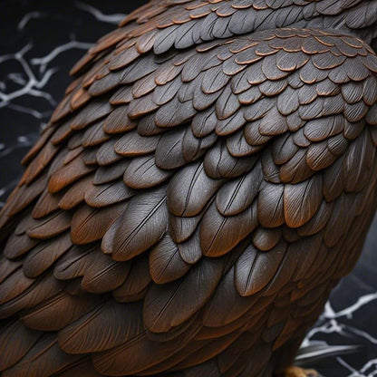 Bald Eagle Statue Outdoor - Large American Eagle Figurine for Garden, Yard, and Outside Decor |