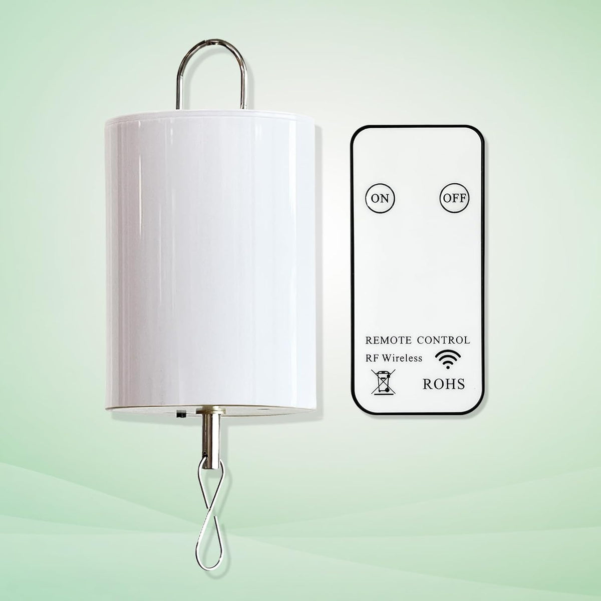 Fonmy Hanging Display Motor Rotating Motor w/ Remote Controller for Wind Spinner Hanging Decor