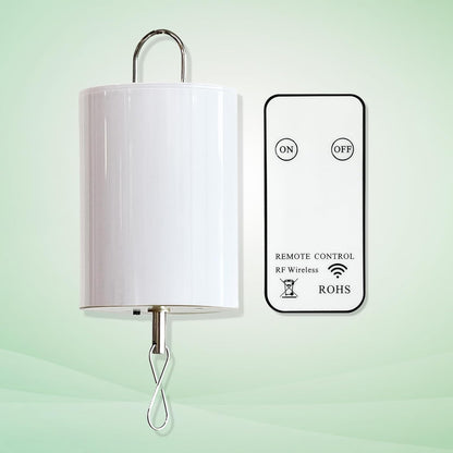 Fonmy Hanging Display Motor Rotating Motor w/ Remote Controller for Wind Spinner Hanging Decor