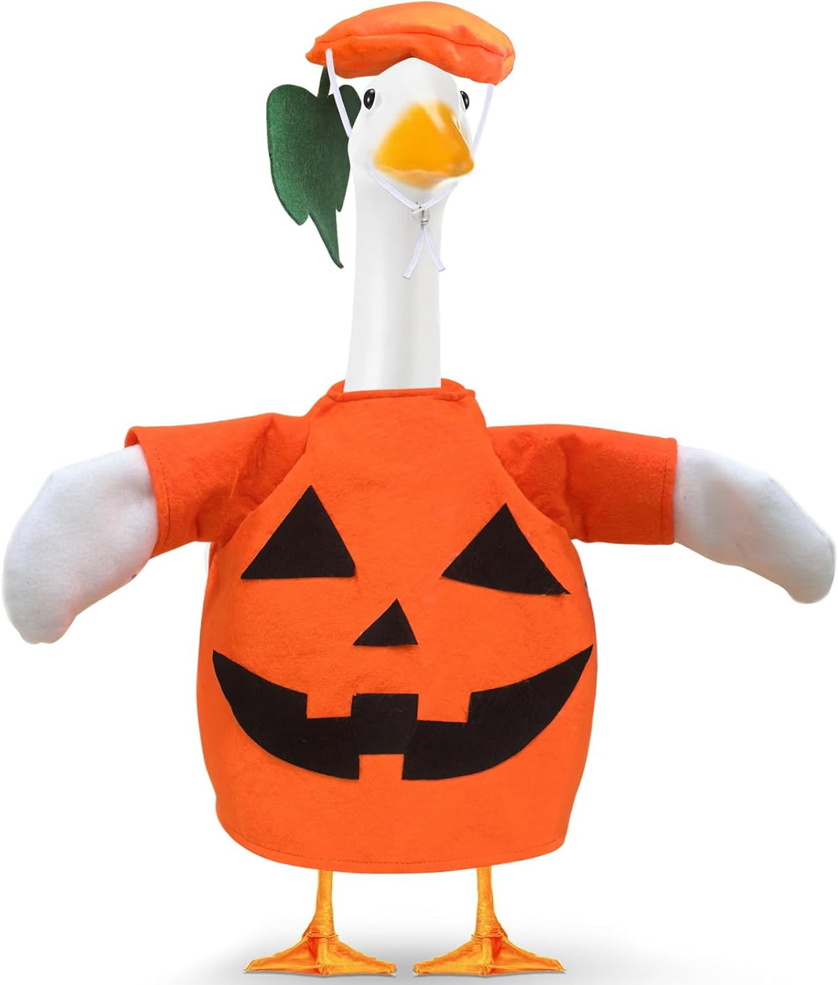 Halloween Goose Outfit Lawn Porch Goose Clothes for 23 Inches Lawn Porch Garden Goose Pumpkin