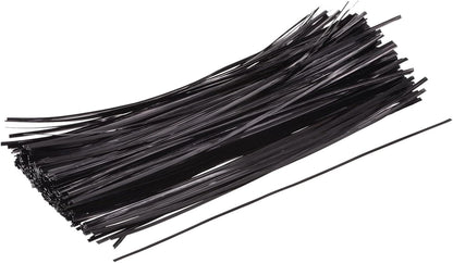 MECCANIXITY Foil Twist Ties 12" 30cm Metallic Plastic Closure Tie for Tying Gift Bags Arts Crafts