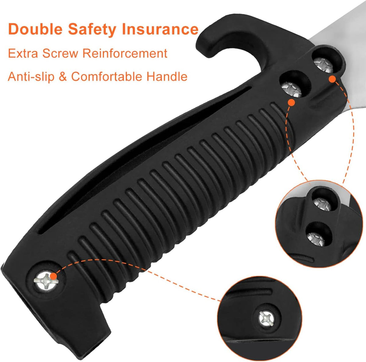 Buyplus 26FT Reach Pole Saws for Tree Trimming, Pole Saw with 5-20FT Telescoping Extension Pole