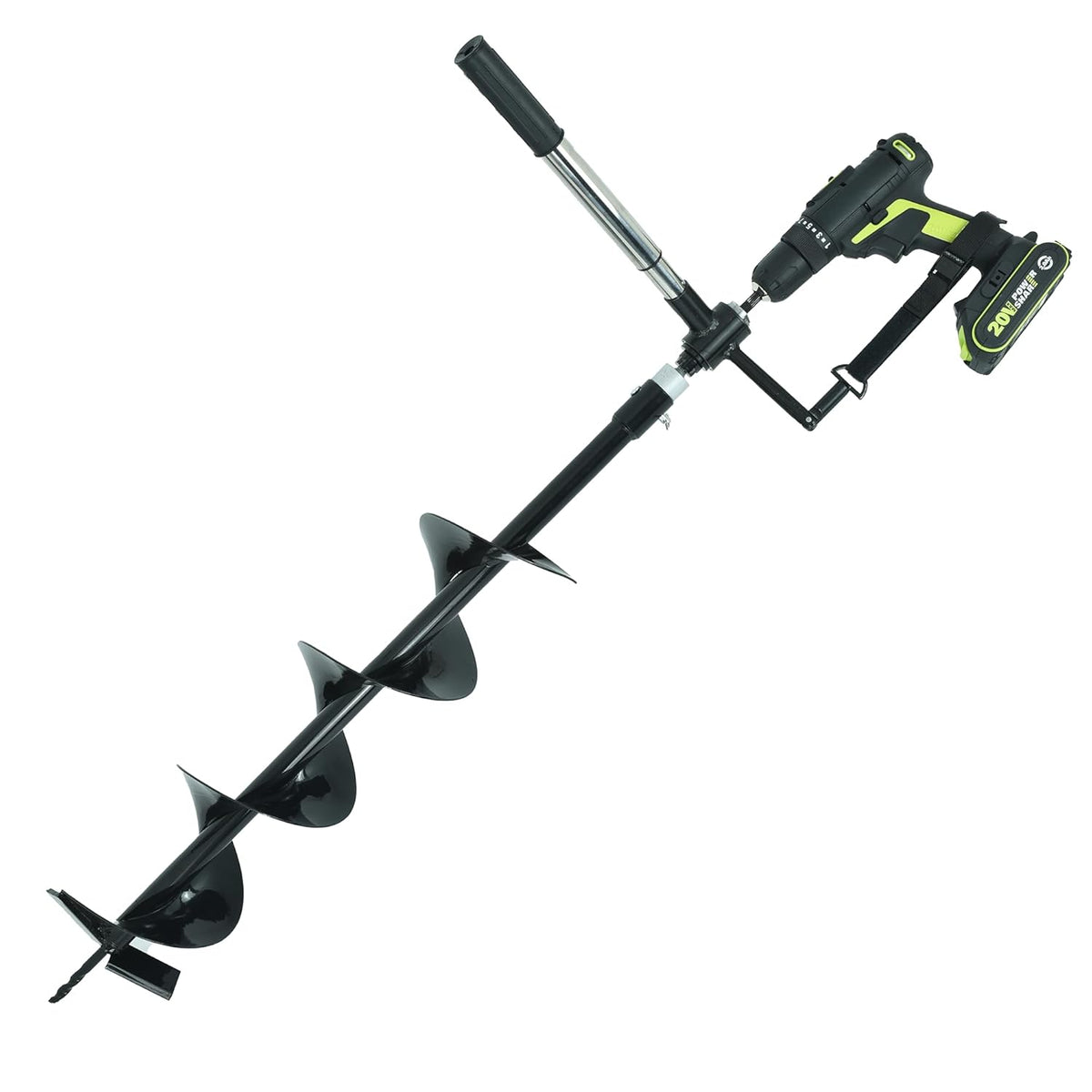 Auger Post Hole Digger 6" Wide 32" Deep - Earth Auger - Trench Digger - Hole Digger for Fence Posts