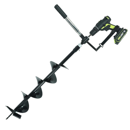 Auger Post Hole Digger 6" Wide 32" Deep - Earth Auger - Trench Digger - Hole Digger for Fence Posts