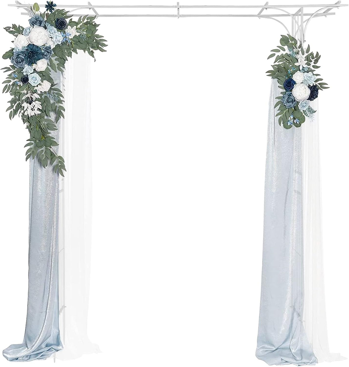 VINGLI Garden Arbor, Arch Archway for Wedding Ceremony Party, Steel Garden Trellis for Plant