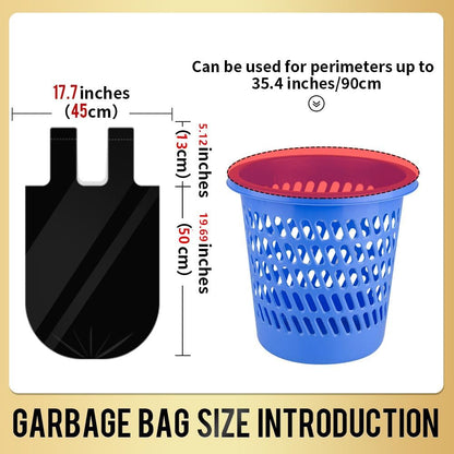 Handle Trash Bags 4 Gallon 100 Counts Small Garbage Bags for Office,Kitchen,Bedroom Waste Bin