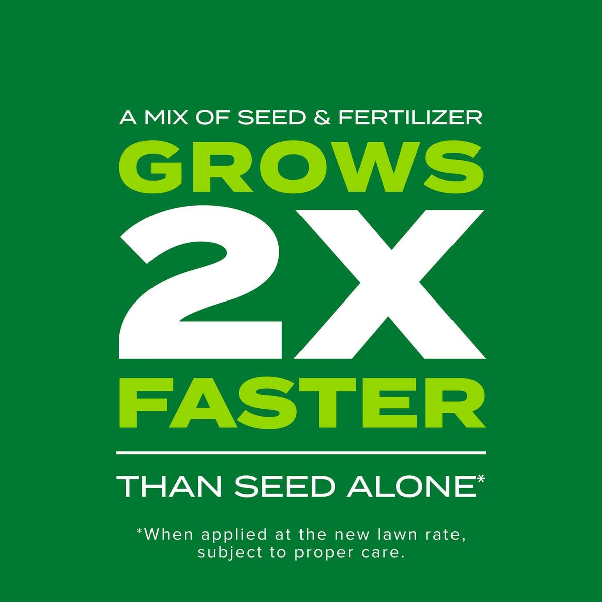 Scotts Turf Builder Rapid Grass Tall Fescue Mix, Combination Grass Seed and Fertilizer, Grows Green