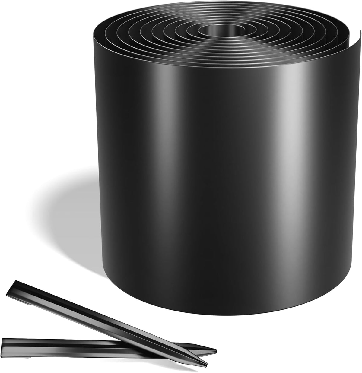 Worth Galvanized Steel Landscape Edging 6" x25' Metal Garden Edging Roll Flexible Bender Border