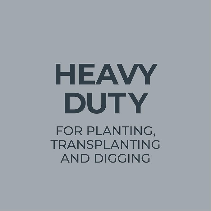 Woodland Tools Heavy Duty Garden Transplanter - Narrow Anodized Aluminum Hand Shovel with Depth
