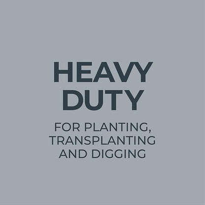 Woodland Tools Heavy Duty Garden Transplanter - Narrow Anodized Aluminum Hand Shovel with Depth