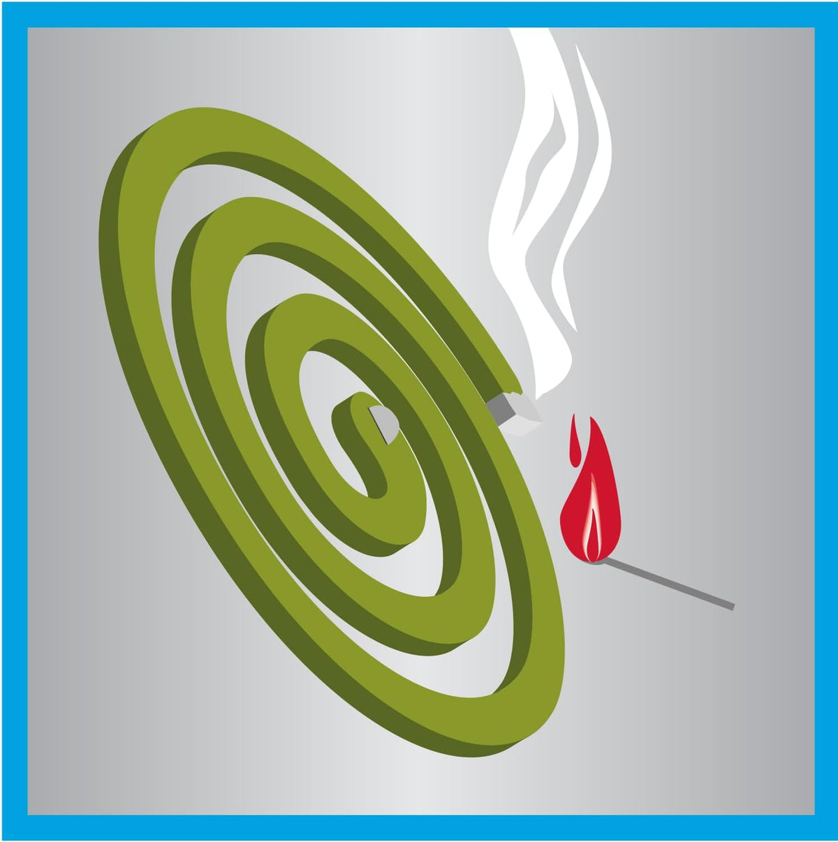 PIC Mosquito Repelling Coils, Outdoor Mosquito Repellent, Up to 3 Hours Protection, 8-Feet Area