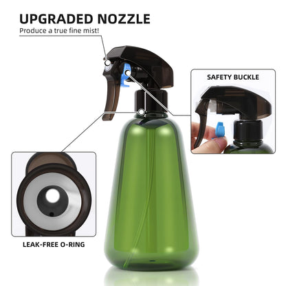 Spray Bottle for Plants 2 Pack, 16oz - Ultra Fine Mist, Plant Mister Indoor