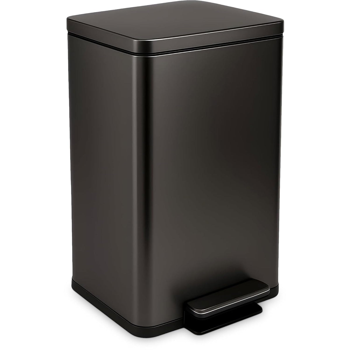 SIMPLI-MAGIC 13.2 Gallon (50L) Step Trash Can – Kitchen Garbage Can with Slow-Close Lid – Odor