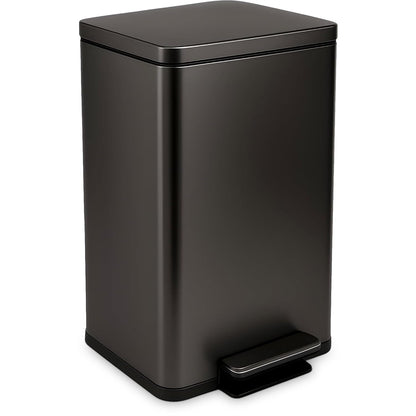 SIMPLI-MAGIC 13.2 Gallon (50L) Step Trash Can – Kitchen Garbage Can with Slow-Close Lid – Odor