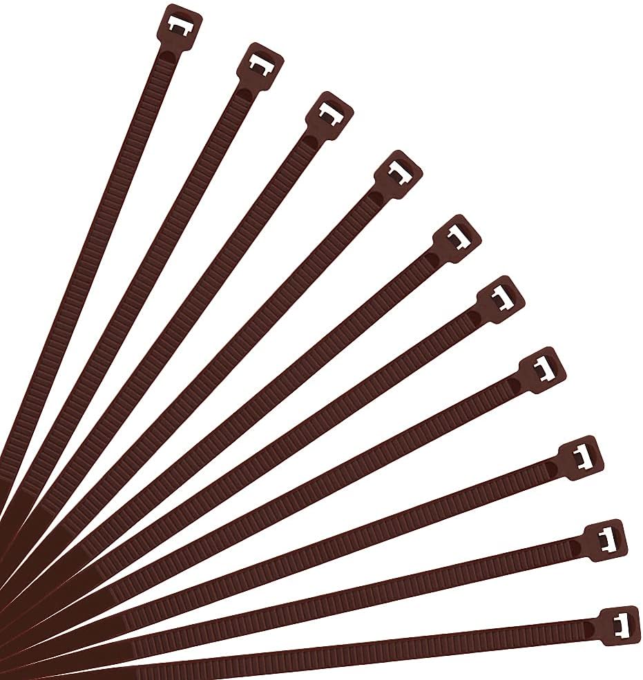 XINGO Nylon Cable Zip Ties Self Locking Plastic Wire Ties with 40 Lbs Tensile Strength for Indoor