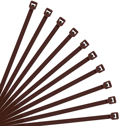 XINGO Nylon Cable Zip Ties Self Locking Plastic Wire Ties with 40 Lbs Tensile Strength for Indoor