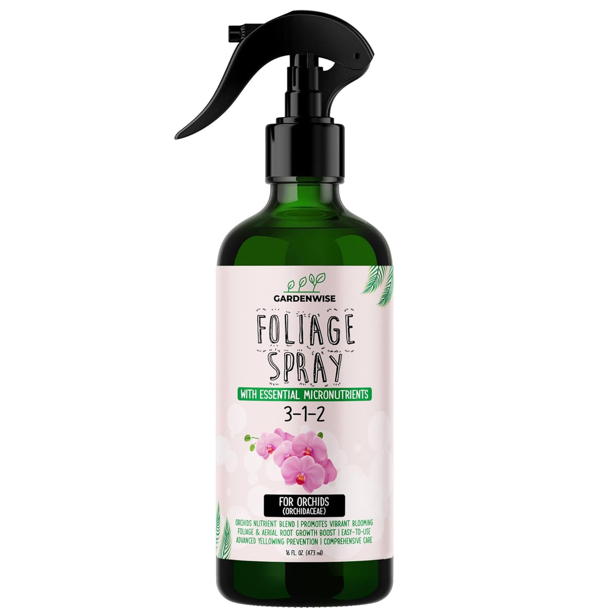 Premium Orchid Plant Food Mist – Orchid Fertilizer Spray – Orchid Food Fertilizer for Blooming