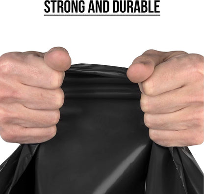 Aluf Plastics Black Plastic Sheeting - 10' x 100', 6 MIL Heavy Duty Gauge - Vapor and Moisture