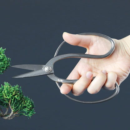 Wazakura Yasugi Stainless Steel Made in Japan Traditional Bonsai Scissors 7 in (180 mm), Pruning