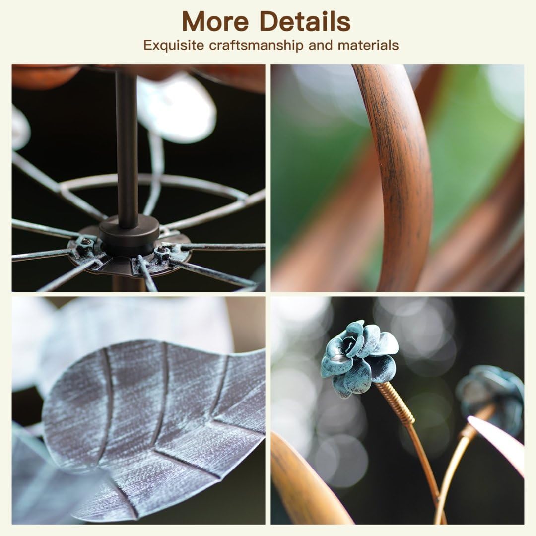 Wind Spinners for Yard and Garden, Wind Spinners Outdoor Large Metal, 84 inch Kinetic Wind Spinner