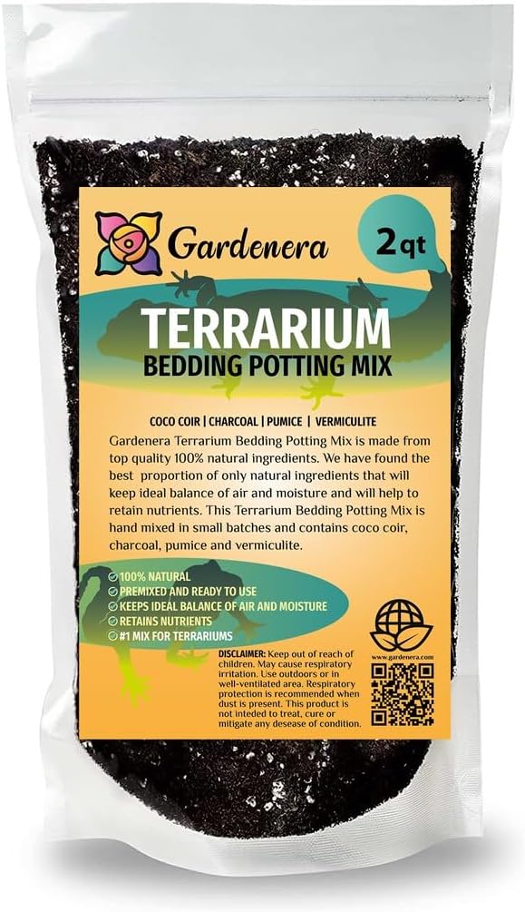Create Your Perfect Terrarium with Gardenera Terrarium Bedding - Expertly Crafted for Optimal Plant