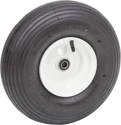 Pneumatic Replacement Wheel | 13.6" Tire for Wagon, Nursery Cart, Wheelbarrow | 4.00-6 Wheel Size |