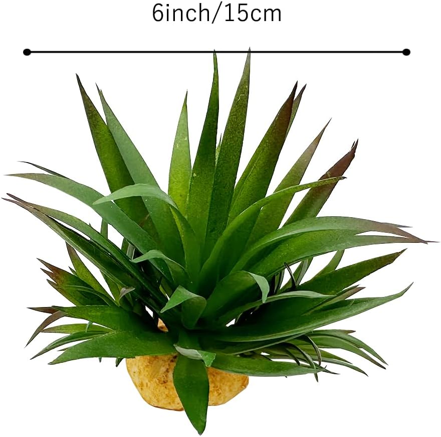 Smoothedo-Pets Reptile Artificial Plants Succulent Terrarium Decorative Desert Rainforest Plant