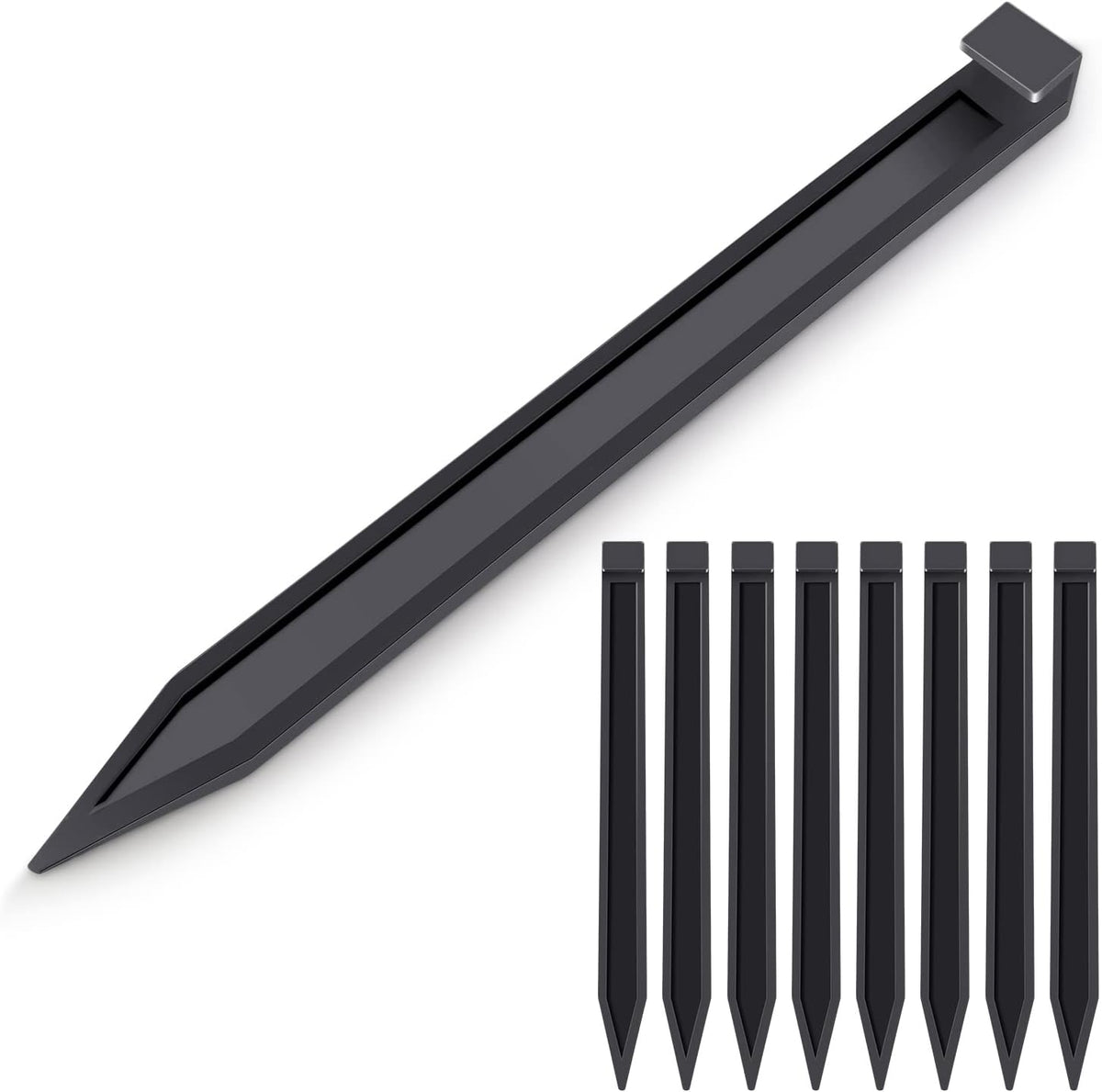 Landscape Stakes 30 Pack, 10 Inch Garden Landscape Anchoring Stakes for Terrace Board, Landscape