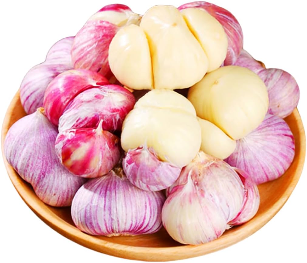 1 Pound Hard Neck Garlic for Planting in Fall, Red Garlic Bulb for Planting, Fresh and High Yield