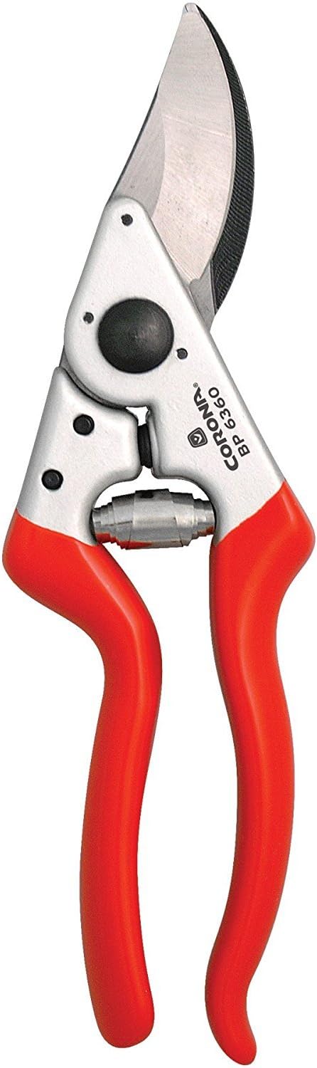 Corona BP 6360 Forged Steel Aluminum Handles Angled Bypass Hand Pruner - 1 inch Cut Capacity Stem