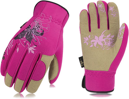 Vgo... Gardening Gloves for Women,Puncture-proof,Thornproof,Safety Work Gloves for