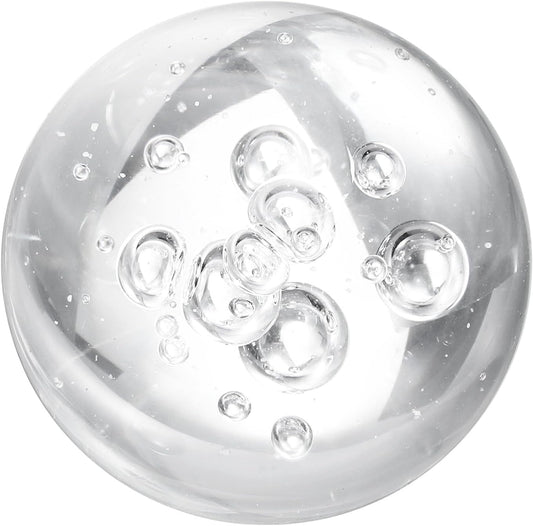 uxcell 40mm/1.6" Crystal Sphere Ball Bubble Glass Solid Decorative Sphere Crystal Ball Prop