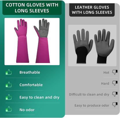 3-in-1 Gloves for Gardening, Farming & Cleaning, Stab-Proof, Anti-Slip, Wear-Resistant, Comfort
