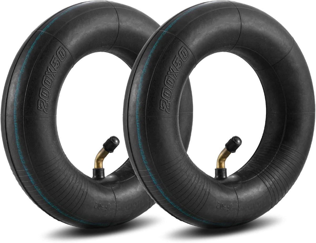 200x50" Inner Tubes, 2 Pack Heavy Duty Replacement Electric Scooter Tire Inner Tube Compatible with