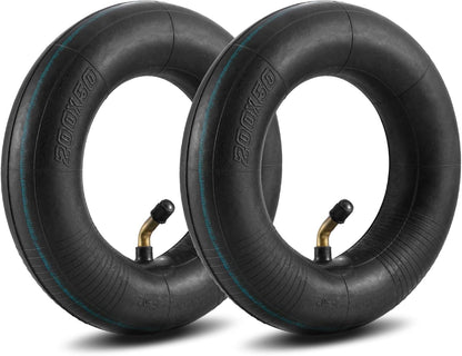 200x50" Inner Tubes, 2 Pack Heavy Duty Replacement Electric Scooter Tire Inner Tube Compatible with